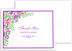Photograph of Paisley Garden - Pink & Purple Thank You Notes