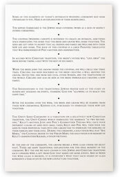 Photograph of Colorful Shield of David Wedding Programs