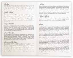 Photograph of Prayer for Israel-Jewish Wedding Programs