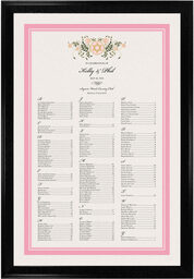 Photograph of Colorful Shield of David Seating Charts