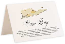 Photograph of Tented Map of St. Croix Memorabilia Cards