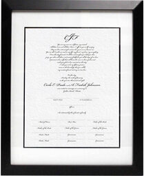Photograph of Bickham Traditional Wedding Certificates