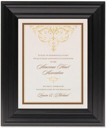 Framed Photograph of Abbey Cocktail Top Donation Card Donation Cards