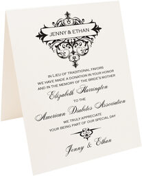 Photograph of Tented Abbey Cocktail Donation Cards