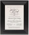 Framed Photograph of Bickham Monogram 17 Donation Cards