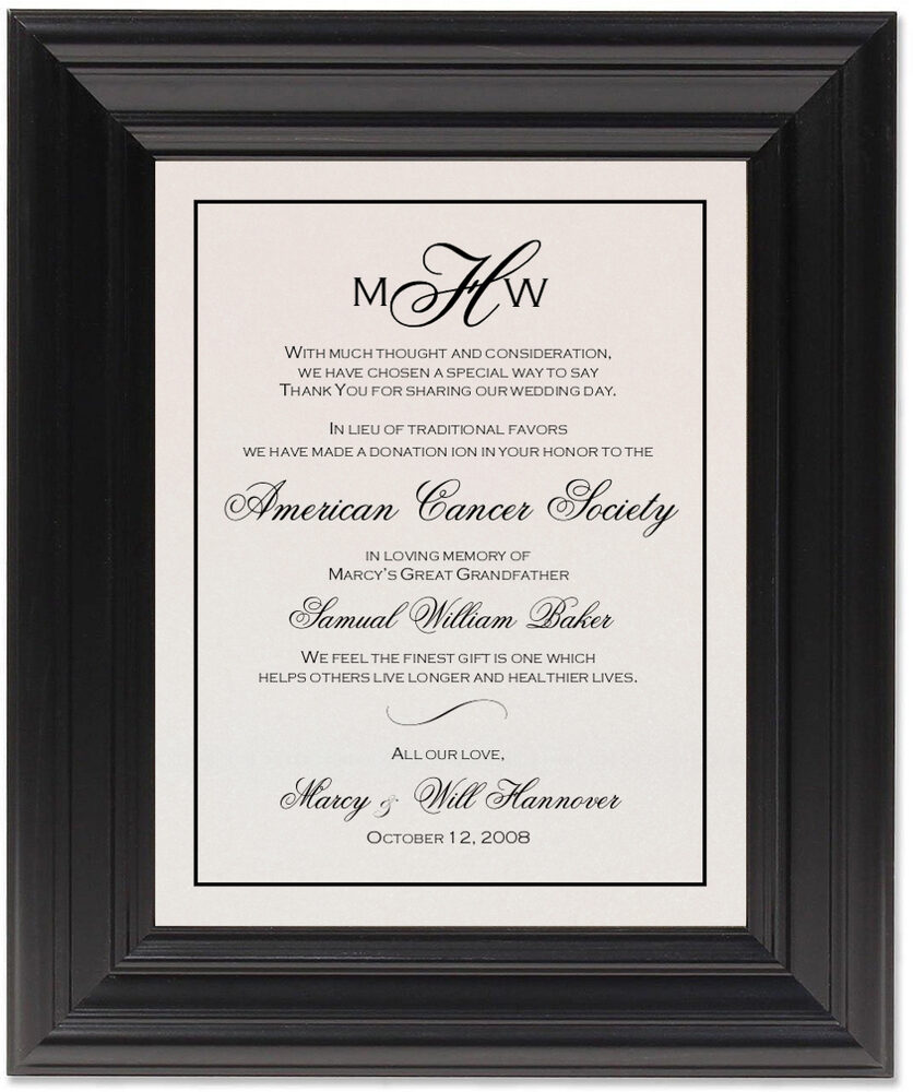 Framed Photograph of Classic 10 Donation Cards