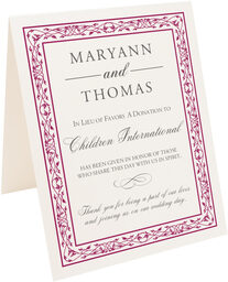 Photograph of Tented Classic 13 Donation Cards