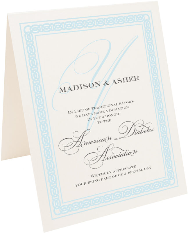 Photograph of Tented Classic 16 Donation Cards