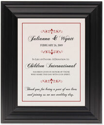 Framed Photograph of Classic 2 Donation Cards