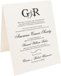 Photograph of Tented Classic 6 Donation Cards