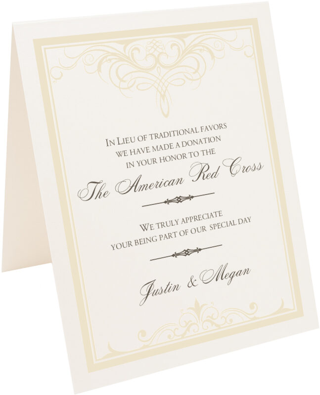 Photograph of Tented Flirty Eyes Top and Bottom Donation Cards