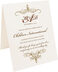 Photograph of Tented Flourish Monogram 02 Donation Cards