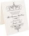 Photograph of Tented Flourish Monogram 05 Donation Cards