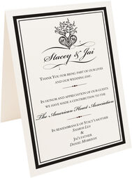 Photograph of Tented Tree of Life Heart Donation Cards