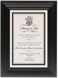 Framed Photograph of Tree of Life Heart Donation Cards