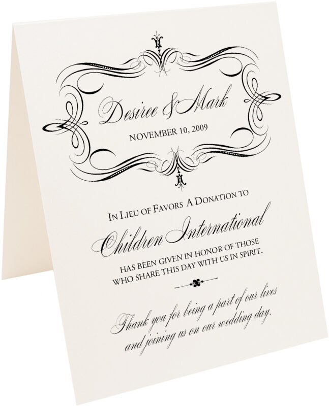 Photograph of Tented Victorian Frame 0081 Donation Cards