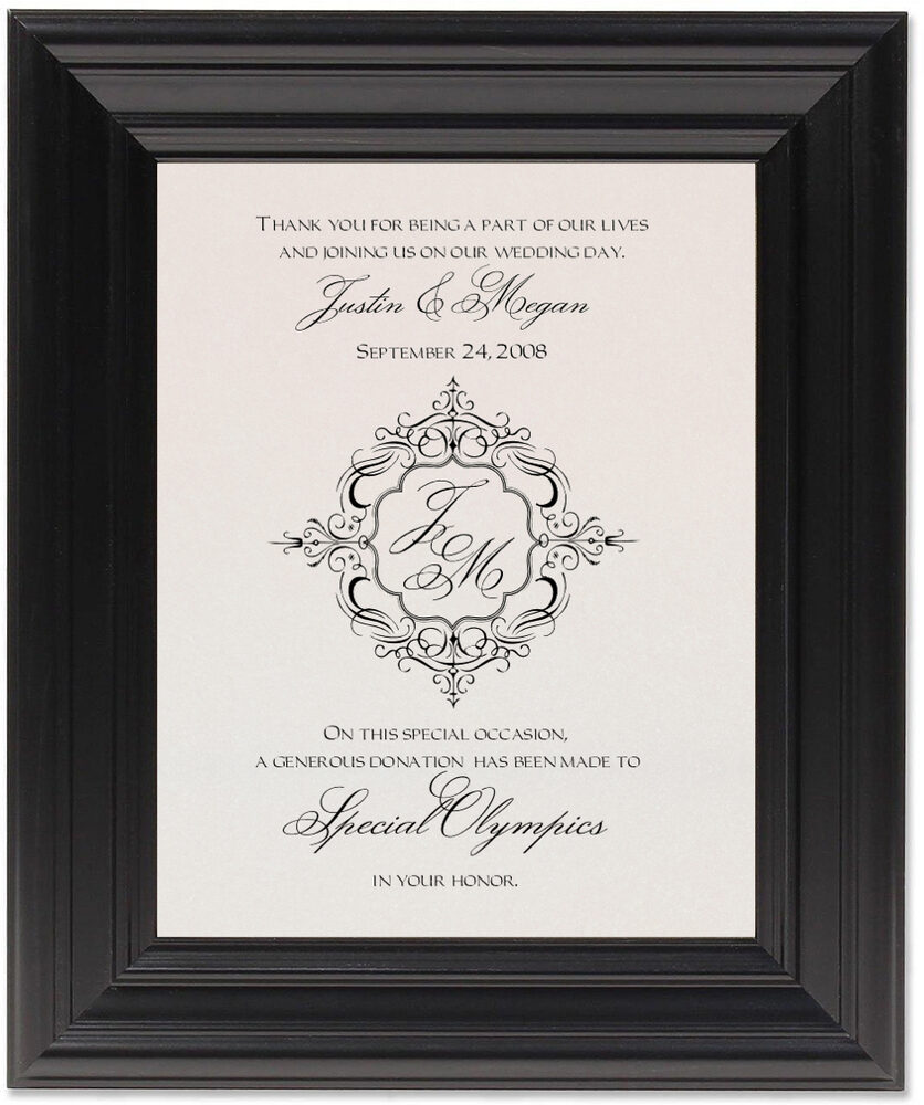 Framed Photograph of Victorian Frame 0093 Donation Cards