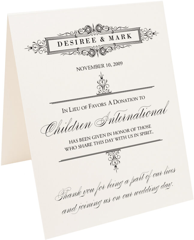 Photograph of Tented Victorian Frame 0098 Donation Cards