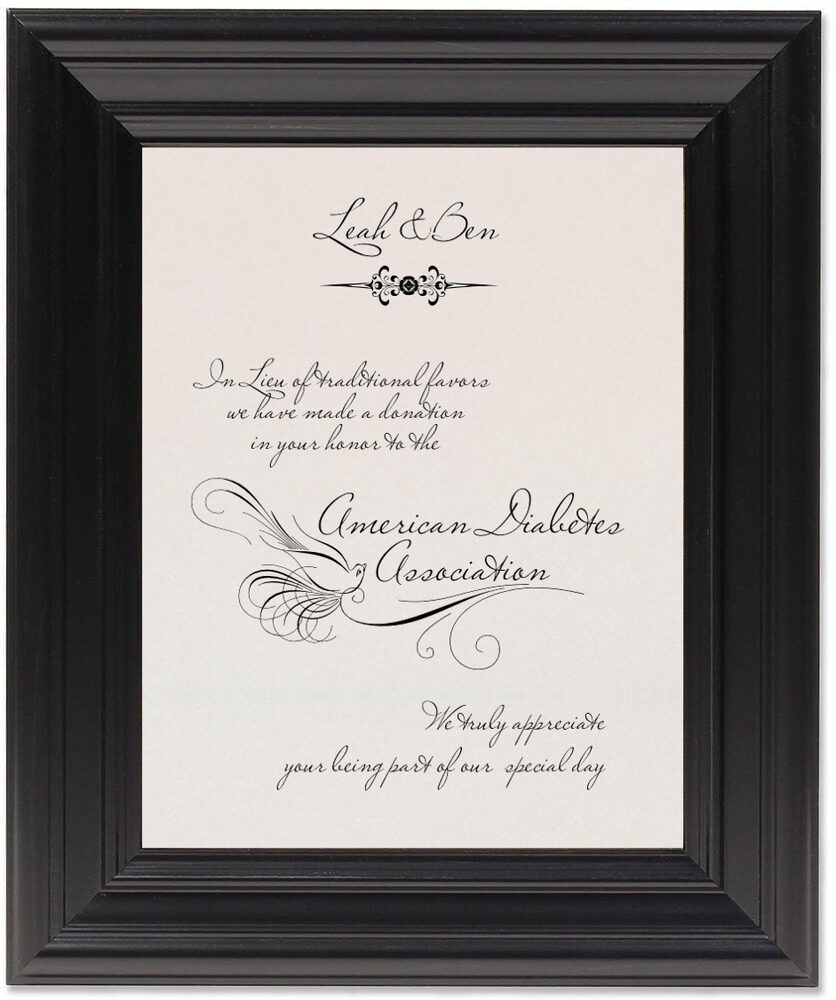 Framed Photograph of Miss LeGatees Correspondence Donation Cards