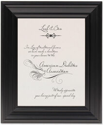 Framed Photograph of Miss LeGatees Correspondence Donation Cards