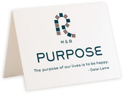 Photograph of Tented Contemporary Monogram 44 Memorabilia Cards