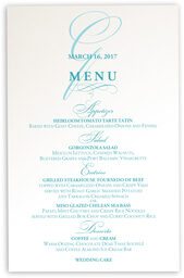 Photograph of Bickham Watermark 2 Wedding Menus