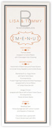 Photograph of Brownstone Monogram 15 Wedding Menus