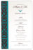 Photograph of Daily Damask Wedding Menus