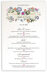 Photograph of Garden Flurry Wedding Menus