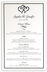 Photograph of Linked Hearts Wedding Menus