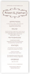 Photograph of Brownstone Brackets Wedding Menus