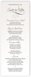 Photograph of Miss LeGatees Correspondence Wedding Menus