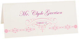 Photograph of Tented A Kiss Goodnight Place Cards
