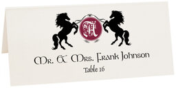 Photograph of Tented Chevalier Place Cards