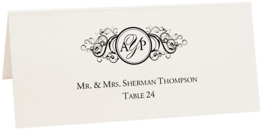 Photograph of Tented Curly Sue Place Cards