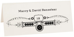 Photograph of Tented Love Machine Place Cards