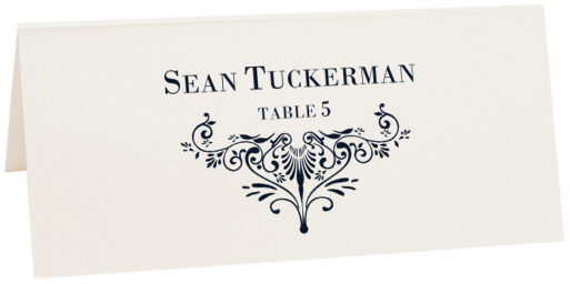 Photograph of Tented Vignette 0637 Place Cards