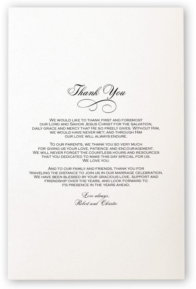 Photograph of Abbey Cocktail Wedding Programs