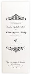 Photograph of Accordion Wedding Programs