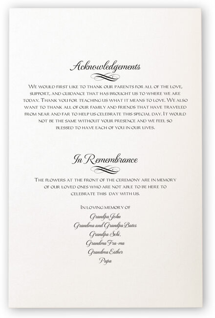 Linked Hearts Wedding Programs Wedding Ceremony Programs And