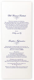 Photograph of Old Script and Engravers Wedding Programs
