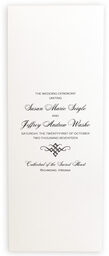 Photograph of Only Calligraphy Wedding Programs