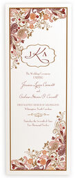 Photograph of Paisley Garden Wedding Programs