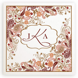 Photograph of Paisley Garden Wedding Programs