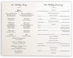 Photograph of Tree of Life Heart Wedding Programs