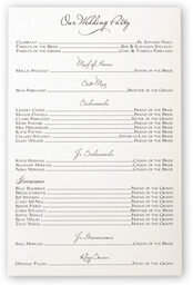 Photograph of Two Horses Wedding Programs