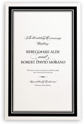 Photograph of Something Old, Something New Wedding Programs