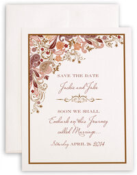 Photograph of Paisley Garden Save the Dates