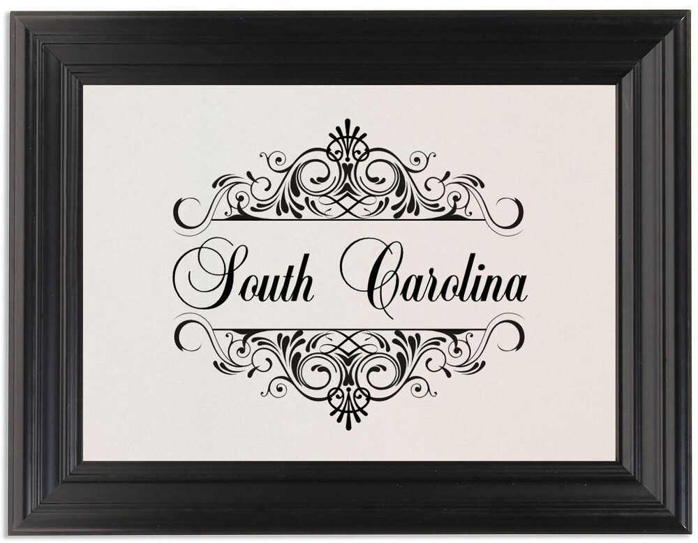 Framed Photograph of Accordion Table Names