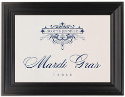 Framed Photograph of Flirty Eyes Table Names